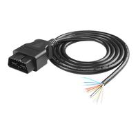 CERRXIAN OBD2 OBDII 16Pin Male Connector to Open Pigtail Wire, 5ft 1.5m OBD Diagnostic Extension Replacement Cable for Vehicle DIY
