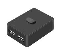 CERRXIAN USB2.0 Switch Selector, USB KVM Switch Adapter, 2 in 1 USB Sharing Switch 2 in 1 Output/1 in 2 Outputs, USB Switch 2 Computers Share (USB2.0)