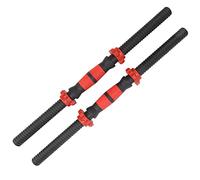 cersalt Dumbbell Bars with Nuts, PP Plastic 50cm 50cm Dumbbell Bars for Various Warm-up Exercises