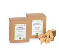 Certainly Wood Dinkies Kiln Dried Firewood Logs with KindleFlamers - Short Logs for Small Stoves, Fire Pits & Pizza Ovens (2 boxes)