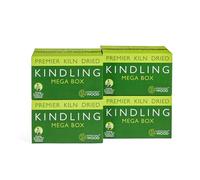 Certainly Wood Kiln Dried British Kindling Mega Box - Natural Firelighters For Woodburning Stove, Log Burner, Open Fire Pit, Camping BBQ Pizza Oven. Fire Starters - 40KG (4 Mega Boxes)