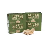 Certainly Wood Oak Pizza Sticks 4 box - Kiln Dried Wood for Small & Mini Pizza Oven - Quick to Light Hardwood Stick - Long Burn & High Temperature - Ready to Burn Accredited - Sustainably Sourced