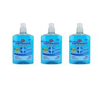 Certex Antibacterial Handwash Blue Original 500Ml - Gentle, Effective, Moisturizing - Pack Of 3