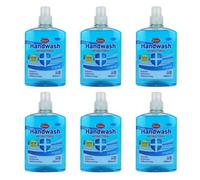 Certex Antibacterial Handwash Blue Original 500Ml - Gentle, Effective, Moisturizing - Pack Of 6