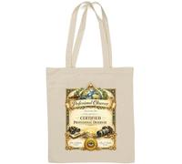 Certificate Celebrating Expert Observational Skills Natural Cotton Tote Bag White