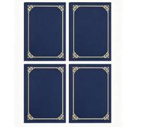 Certificate Holders 8.5x11 Inch Diploma Cover 25 Pack Certificate Covers with Gold Foil Border Certificate Folders forfor Graduations Business Competition Festival-Blue