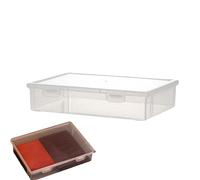 Certificate Storage Box, File Storage Boxes, A4 Important Documents Containers Box, A4 Size Portable File Box, Clear Containers for Organising Documents, Letters, Scrapbook