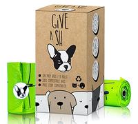 Certified 100% Biodegradable Dog Waste Bags - 10% to Charity, Compostable, Eco-Friendly, Leakproof, Zero Odor Green Pet Supplies