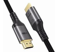 Certified 10K 8K HDMI 2.1 Cable 1.5M, 48Gbps Ultra High Speed HDMI Cable Ethernet CEC 4K 240Hz 200Hz 165Hz 144Hz 120Hz 8K 60Hz ARC eARC Netflix HDCP2.3 HDR10+ PC Laptop RTX5090 TV Monitor Projector