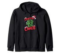 Certified 67% Nice 33% Chaos - Funny Brainrot 67 Zip Hoodie