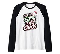 Certified 67% Nice - Gen Alpha Slang - Classic 67 Brainrot Raglan Baseball Tee