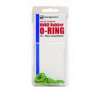 Certified A/C Pro Car Air Conditioner HNBR Rubber O Rings, High Temp HNBR Rubber O Ring for R-12 and R-134A Air Conditioning Refrigerant, 24 O Rings in 8 Different Sizes, InterDynamics