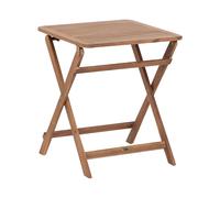 Certified Acacia Wood Garden Folding Table PARAGGI