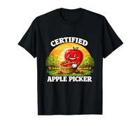Certified Apple Picker Apple Picking Crew Cider Harvest Farm T-Shirt
