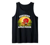 Certified Apple Picker Apple Picking Crew Cider Harvest Farm Tank Top