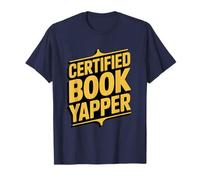Certified Book Yapper Reading Book Social Club Reading T-Shirt