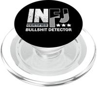 Certified Bullshit Detector INFJ Funny Introvert Humor PopSockets PopGrip for MagSafe