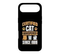 Certified Cat Whisperer Since 1989 Cat Theme Birthday Year Case for iPhone Air