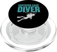 Certified Cave Diver Technical Scuba Diving PopSockets PopGrip for MagSafe