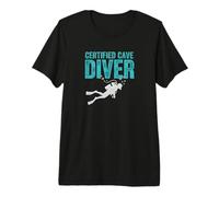 Certified Cave Diver Technical Scuba Diving Premium T-Shirt