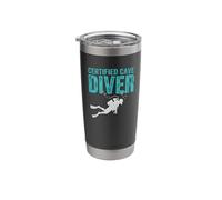 Certified Cave Diver Technical Scuba Diving Stainless Steel Insulated Tumbler