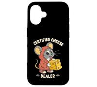 Certified Cheese Dealer Funny Mouse Case for iPhone 16