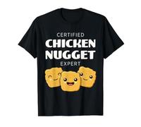 Certified Chicken Nugget Expert - Funny Chicken Nuggets Value Graphic T-Shirt, Men, Black, S