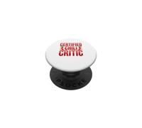 Certified Chili Critic - Chili Cook Off Judge PopSockets Adhesive PopGrip