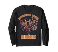 Certified Cock Rider Funny Cowgirl Rooster Adult Humor Long Sleeve T-Shirt