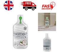 Biomed Superwhite Natural Coconut Mouthwash for Gentle Whitening, Alcohol Free, Coconut & Mint - 500ml (Pack of 1)