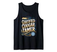 Certified Cougar Tamer Hunter Slayer Wild Cat Cougars Tank Top