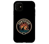 Certified Crack Addict Rock Climbing Sunset Case for iPhone 11