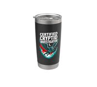 Certified Cryptid Investigator Mothman Paranormal Hunter Stainless Steel Insulated Tumbler