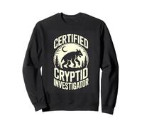 Certified Cryptid Investigator Paranormal Hunter Sweatshirt