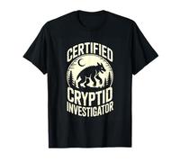 Certified Cryptid Investigator Paranormal Hunter T-Shirt