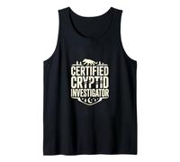 Certified Cryptid Investigator Paranormal Hunter Tank Top