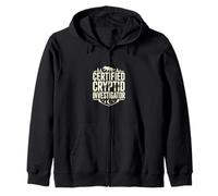 Certified Cryptid Investigator Paranormal Hunter Zip Hoodie