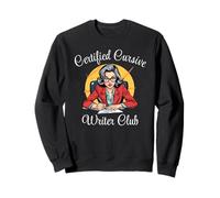 Certified Cursive Writer Club Old Handwriting Readability Sweatshirt