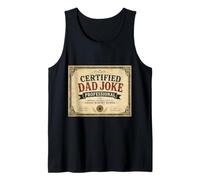 Certified Dad Joke Professional Funny Dad Humor Tank Top