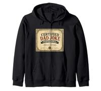 Certified Dad Joke Professional Funny Dad Humor Zip Hoodie
