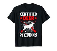Certified Deer Stalker Funny Deer Hunting T-Shirt