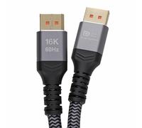 Certified DisplayPort v2.1 UHBR20 16k@60Hz/8K@240Hz/4K@144Hz 80G Cable Gold 1m
