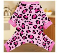 Certified Dog Dresses Pajamas Onesie for Small, Medium, Large Dogs Costume - Breathable Elastic Skin-Friendly Puppy Clothes (Leading Global Genuine Factory Direct) Pink, Large