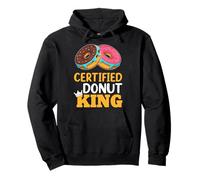 Certified Donut King Funny Gifts Idea for Donat Lovers Pullover Hoodie
