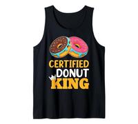 Certified Donut King Funny Gifts Idea for Donat Lovers Tank Top