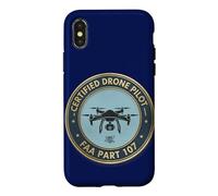 Certified Drone Pilot FAA Part 107 Case for iPhone X/XS