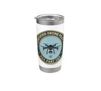 Certified Drone Pilot FAA Part 107 Stainless Steel Insulated Tumbler