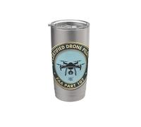 Certified Drone Pilot FAA Part 107 Stainless Steel Insulated Tumbler
