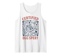 Certified Egg Spert Funny Chicken Keeper Farmers Tank Top