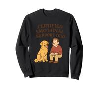 Certified Emotional Support Duo Dog Owner Sweatshirt